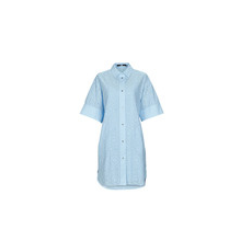 Karl Lagerfeld Rövid ruhák BRODERIE ANGLAISE SHIRTDRESS Kék DE 36