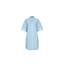 Karl Lagerfeld Rövid ruhák BRODERIE ANGLAISE SHIRTDRESS Kék DE 40 női ruha