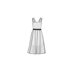 Karl Lagerfeld Rövid ruhák KL EMBROIDERED LACE DRESS Fehér DE 36