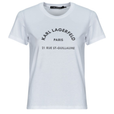 Karl Lagerfeld Rövid ujjú pólók RSG GLITTER PETITE T-SHIRT Fehér EU L női póló