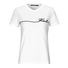 Karl Lagerfeld Rövid ujjú pólók SEASONAL LOGO T-SHIRT Fehér EU M