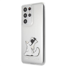 Karl Lagerfeld Samsung S21 Ultra KARL LAGERFELD KLHCS21LCFNRC TPU Hátlap - Átlátszó tok és táska