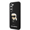Karl Lagerfeld Samsung S23 Plus KARL LAGERFELD KLHCS23MSNIKBCK Liquid Silicone Hátlap - Fekete tok