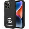 Karl Lagerfeld Silicone Choupette Body Apple iPhone 14 Pro Max hátlap tok, fekete (KLD1079)