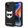 Karl Lagerfeld Silicone Choupette Head Apple iPhone 14 Plus Magsafe hátlap tok, fekete