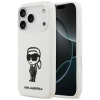 Karl Lagerfeld Silicone Karl Sketch &amp; Logo iPhone 17 Pro MagSafe kompatibilis hátlap tok, fehér