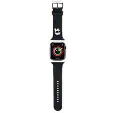 Karl Lagerfeld szíj Apple Watch 38/40/41mm - fekete okosóra kellék