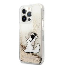 Karl Lagerfeld tok arany (KLHCP13LGCFD) Apple Iphone 13 Pro készülékhez tok és táska