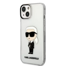 Karl Lagerfeld tok átlátszó (KLHCP14MHNIKTCT) Iphone 14 Plus készülékhez tok és táska