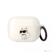 Karl Lagerfeld tok fehér (KLAPHNCHTCT) Airpods Pro készülékhez tok és táska
