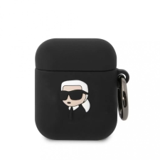 Karl Lagerfeld tok fekete KLA2RUNIKK Airpods 1 / Airpods 2 készülékhez audió kellék