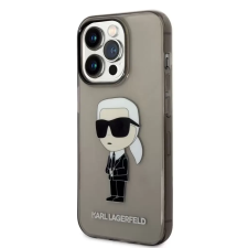 Karl Lagerfeld tok fekete (KLHCP14LHNIKTCK) Iphone 14 Pro készülékhez (127421) tok és táska
