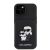  Karl Lagerfeld tok fekete KLHCP15SSAKCSCK Apple Iphone 15 készülékhez