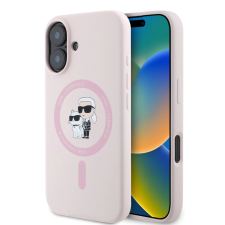 Karl Lagerfeld tok pink KLHMP16SSCMKCRHP Apple Iphone 16 készülékhez tok és táska