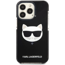 Karl Lagerfeld TPE Choupette Head Tok az iPhone 13 Pro készülékhez Black tok és táska
