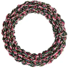 Karlie fogvédő játék kutyáknak, pamut karika, 20 cm játék kutyáknak