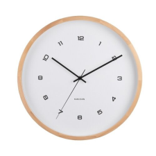 Karlsson 5938WH design falióra 41 cm, fehér, fehér falióra