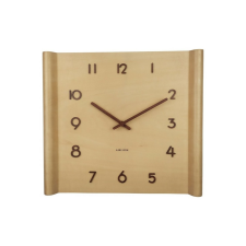 Karlsson 5960WD design falióra 32 x 36 cm, barna falióra