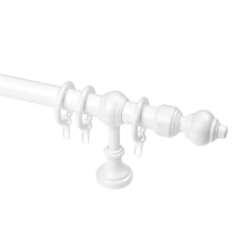  Karnis műanyag fehér 160 cm karnis, függönyrúd