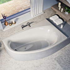  Karoline 170×110 aszimmetrikus kád (jobbos vagy balos) kád, zuhanykabin