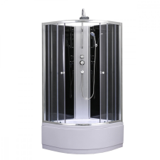  Karolino 90x90 cm Black mélytálcás zuhanykabin kád, zuhanykabin