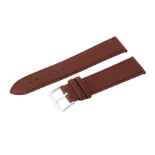  Karóra bőrszíj, sötétbarna színű, 75+115 / 22 mm óraszíj