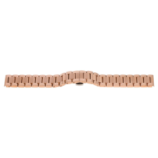  Karóra csat pillangózárral, acél, rózsaarany színű, 20 mm óraszíj