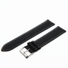  Karóra szíj,  fekete 100+140/24 mm XXL óraszíj