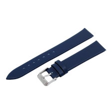  Karóra szíj, kék színű, varrás nélküli, 75+120 / 18 mm óraszíj