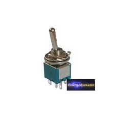  Karos kapcsoló 2pol./6pin ON-ON (mini) villanyszerelés