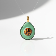 KÁRPÁTHY ékszer Avokádó charm, aranyozott egyéb ékszer