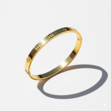 KÁRPÁTHY ékszer Plus Love aranyozott karperec karkötő