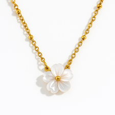 KÁRPÁTHY ékszer Sweet Flower aranyozott nyaklánc nyaklánc