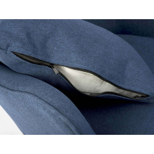  Kárpitozott karosszék lábtartóval norvég kék bútor