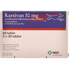  Karsivan 50mg tabletta 60db vitamin, táplálékkiegészítő kutyáknak