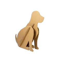 Kartent Színezhető karton játék - Karton kutya kreatív és készségfejlesztő