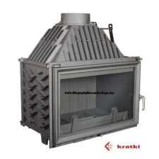  Kartki Oliwia 18kw sík üveges öntvény kandalló - 180mm kályha, kandalló