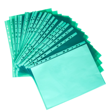 Karton Genotherm lefűzhető A4, 50 micron, 25 db/csomag, zöld lefűző