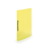 Karton Gyűrűskönyv A4, 2 gyűrűs 2cm gerinc áttetsző PP,  Karton P+P Lines sárga
