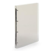Karton Gyűrűskönyv A4, 4 gyűrűs 2cm gerinc áttetsző PP, P+P Lines füst (KARTON_52396)