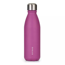 Karton PP Oxybag: Fémkulacs - 700 ml, szatén lila kulacs, kulacstartó