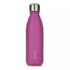 Karton PP Oxybag: Fémkulacs - 700 ml, szatén lila kulacs, kulacstartó