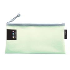 Karton PP Pastelini Boríték cipzárral zöld 22x11,5cm tolltartó