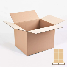  Kartondoboz, 3 rétegű, 600X400X400mm, 25db/köteg - RAKLAPOS postázás