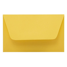 Kaskad Névjegyboríték színes KASKAD enyvezett 70x105mm 57 citromsárga 50 db/csomag boríték