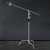 KASLAN C-Stand Fotóállvány / Vaku & LED Lámpa-tartó Rozsdamentes Acél Magic Leg - 330 cm Kamera Stúdió C-Állvány