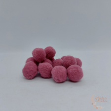 Kasmír golyó mályva - 2 cm dekorációs kellék