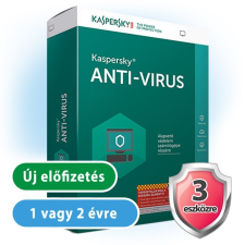 Kaspersky Antivirus 3 eszközre karbantartó program