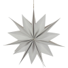  Kassia felakasztható dísz csillag fehér 50 cm