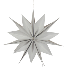  Kassia felakasztható dísz csillag fehér 50 cm karácsonyi dekoráció